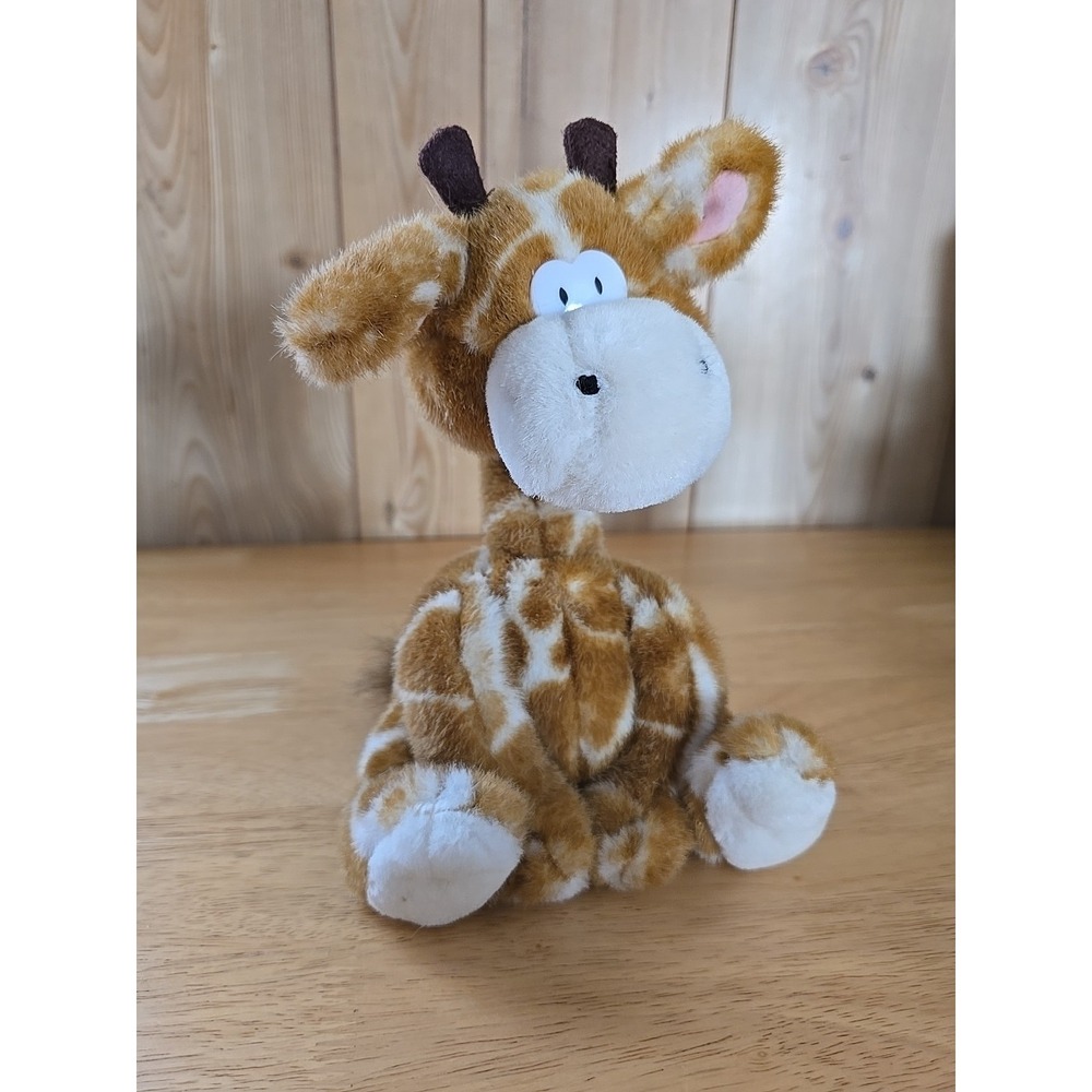 Russ Berrie Gimlet Giraffe Plush 9.5" Brown White Stuffed Animal